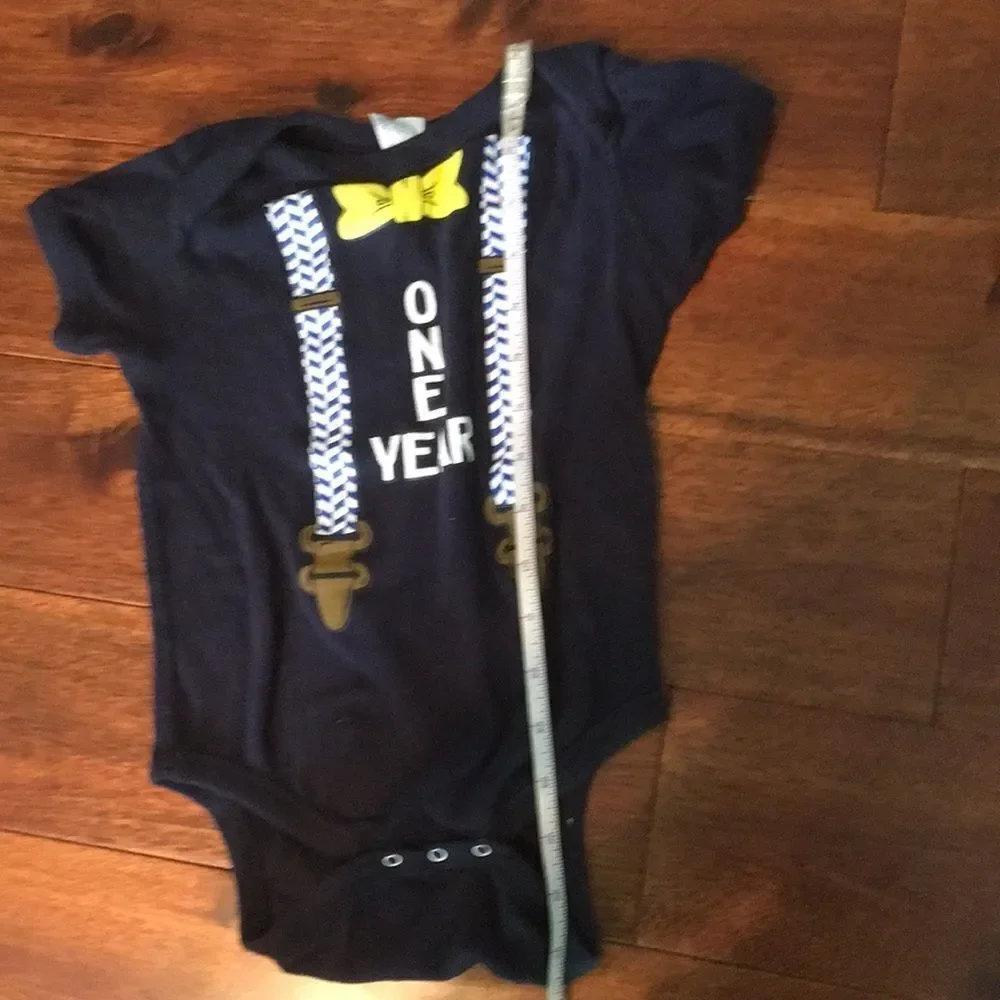 Rabbit skins boys bodysuit 24m one year birthday